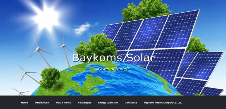 Baykoms Solar in Brand On Fire
